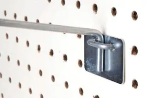 Pegboard for basement wall
