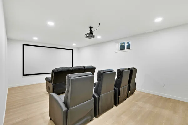 Basement Movie Theater on a Budget Affordable Tips & Tricks - South Shore Basement